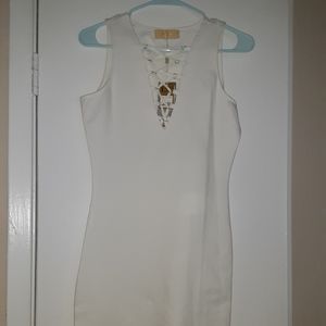 LC USA white casual dress